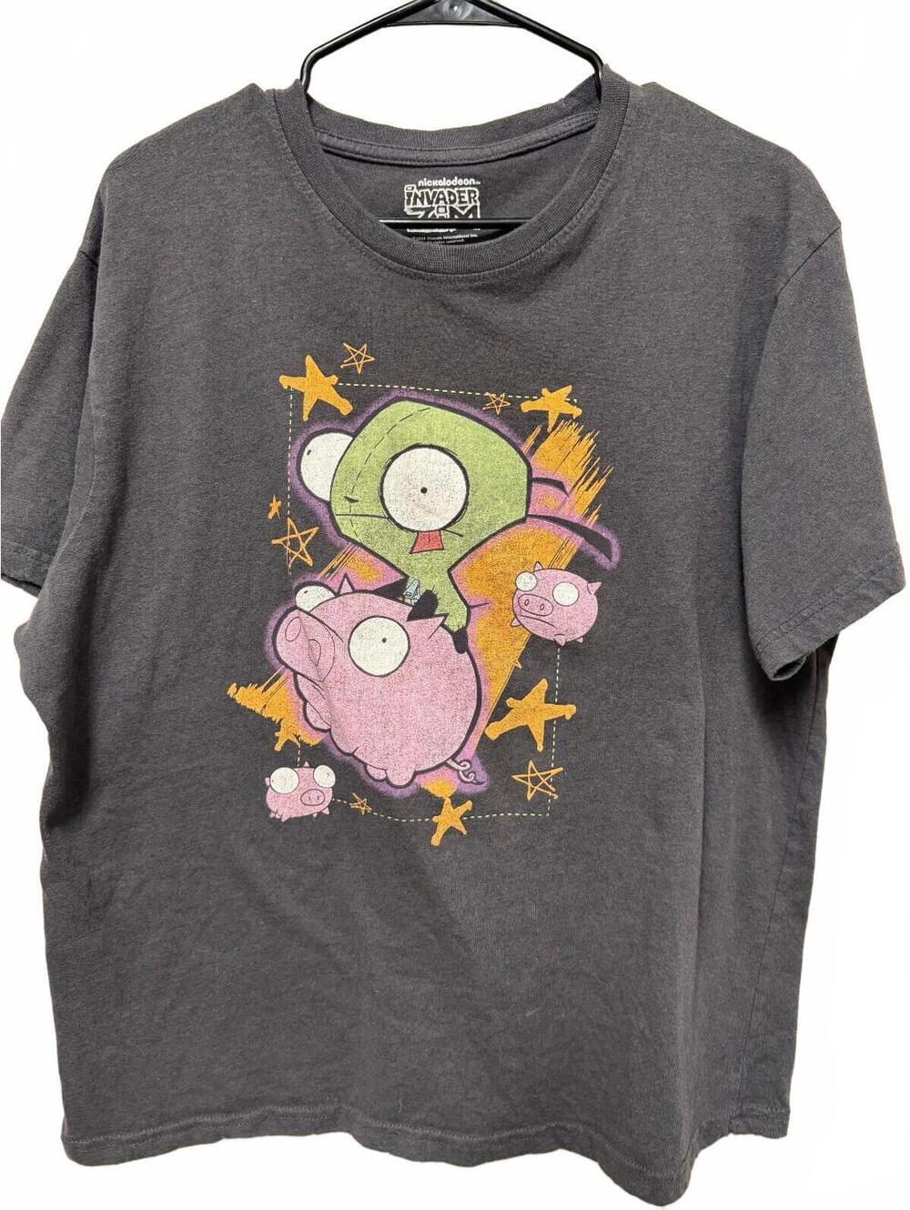 Nickelodeon Invader Zim GIR and Pigs Graphic T-Shirt